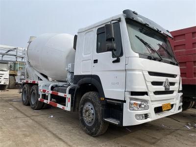 Used Cheap Price HOWO 10 Tires 336 Horse Power Concrete Mixer Truck