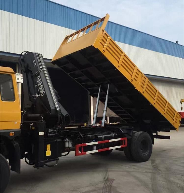 Dongfeng 4X4 All-Terrain Used Truck Mounted 4 Ton Crane for Sale with Self-Discharging Function