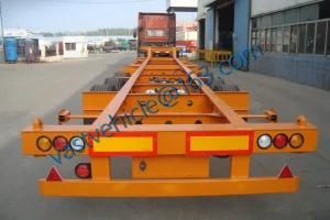 China Famous 40FT Container Transport Chassis Truck