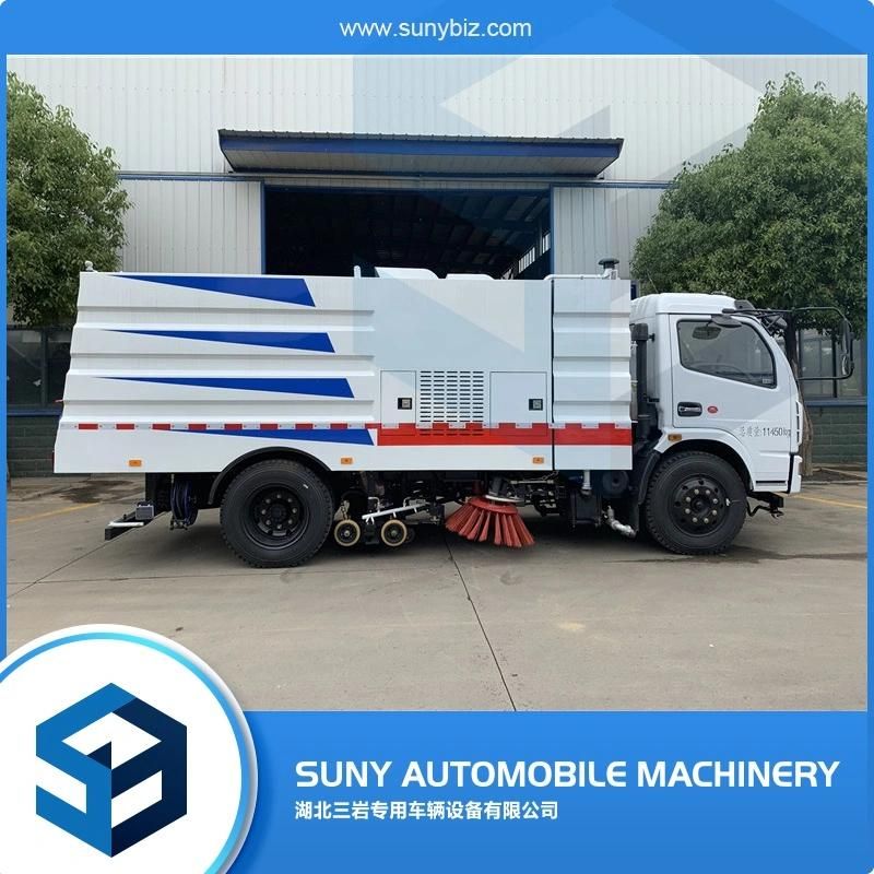 High Quality 10cbm 6 Wheeler Vacuum Road Sweeper Cleaning Truck for Sale