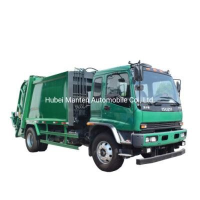 Isuzu Ftr Fvr 12m3 Garbage Compressor Truck Dustbin Rubbish Colletion