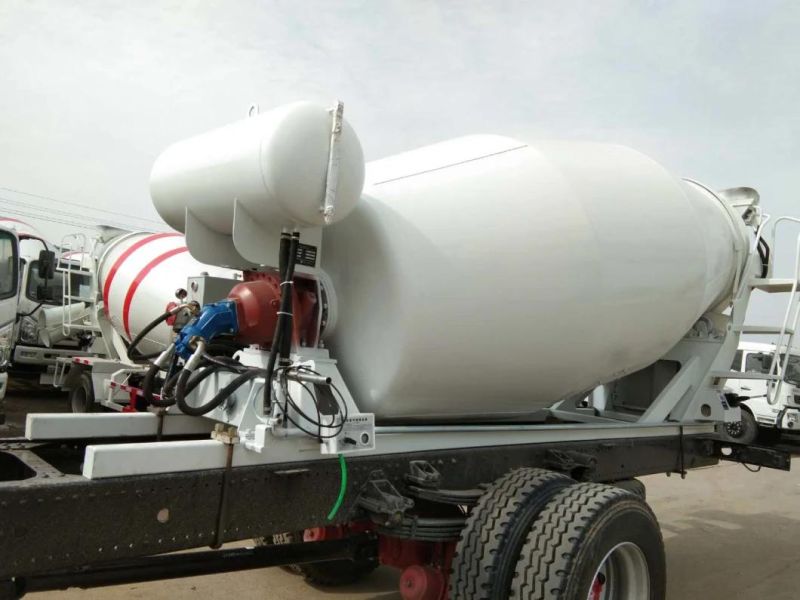 China Factory Sale Cheap Price 5.5cbm Hydraulic Concrete Mixer Tank Update Drum