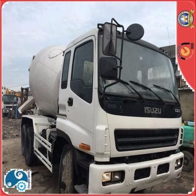 10wheels Used Concrete Mixer Trucks with Japan Isuzu Engine