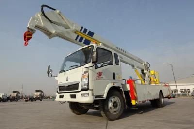 170 HP Engine Aerial Work Platform High up Truck with Bucket