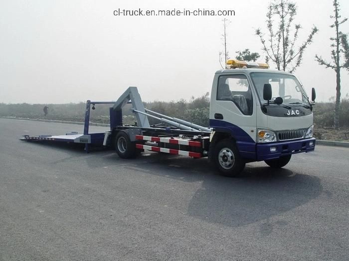 Good Quality Best Price Dongfeng Tilt Tray 3 Ton Wrecker Towing Truck with Crane for Sale