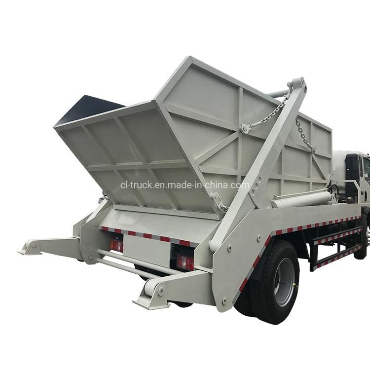 Sinotruk HOWO Light 5m3 6m3 Swing Arm Skip Loader Garbage Trucks