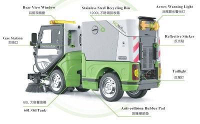 Sweep and Suck Type 20t Grh Cleaning Machine Snow Removal