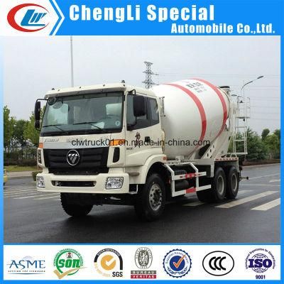 China Foton 6X4 12cbm Self Loading Concrete Mixer Truck