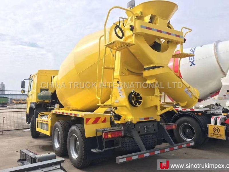 HOWO 10 Wheels 10 Cubic Meter Concrete Mixer Truck