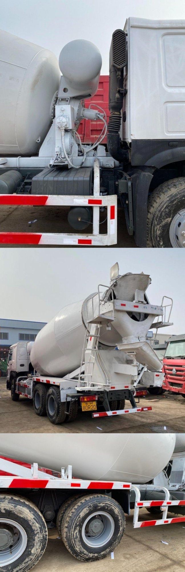 Good Condition Used China Sinotruk HOWO 6X4 12cbm LHD Concrete Mixer Truck for Sale