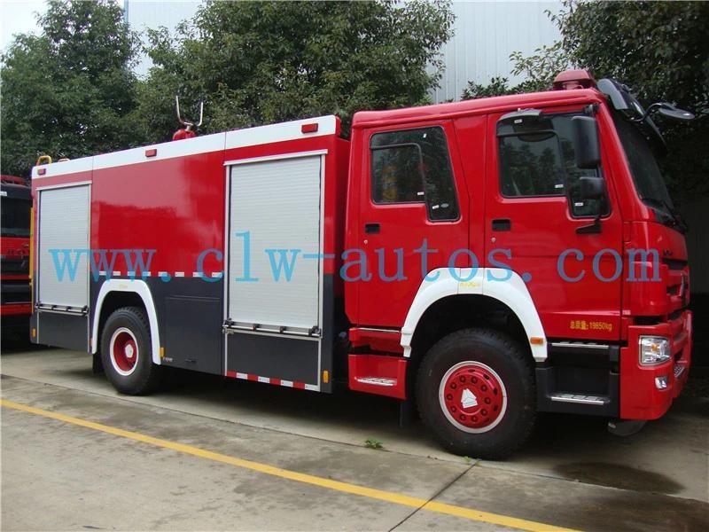 Sinotruk HOWO 4X2 5cbm 5000liters Water Tank Fire Fighting Truck Fire Rescue Truck Fire Engine Truck