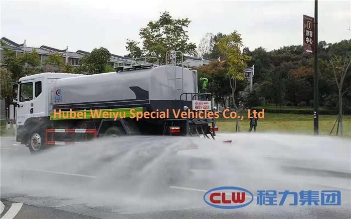 Hot Sale 8cbm 8000liters Water Truck Water Cleaning Truck 8t Water Delivery Tanker