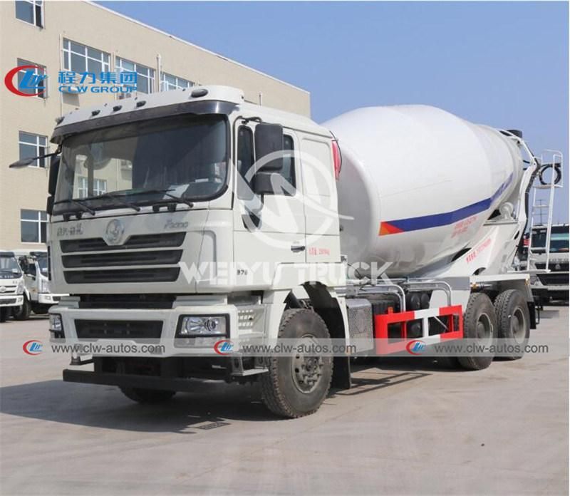 10 Wheels 6X4 12cbm 12000liters Capacity Shacman Concrete Mixer Truck Cement Mixer Truck