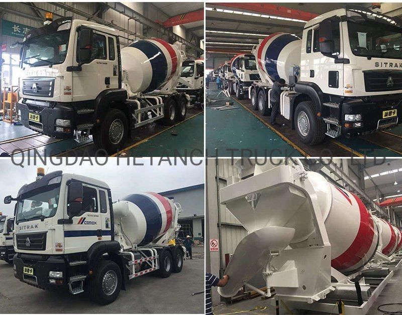 6 7 8 10m3 Cement/ Concrete Mixer/ Mixing truck silo/ Barrel/ Tanker/ Drum/ Tank