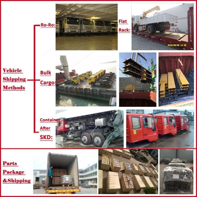 HOWO 8 to 10m3 4X2 Compaction Garbage Truck