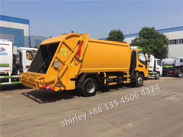 JAC Isuzu 8cbm 6tons Municipal Waste Compactor Collection Truck Garbage Refuse Compactor Truck