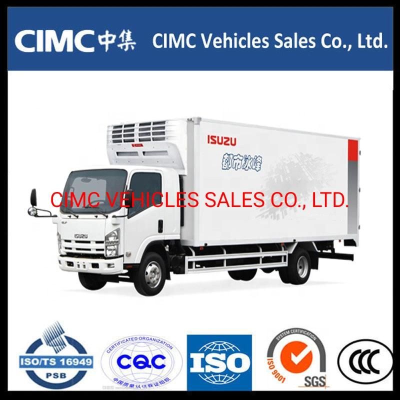 Isuzu 700p Nqr 4*2 Refrigerated Refrigerator Van Truck with 4HK1 Engine