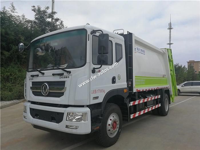 Dongfeng Rear Loader Container Waste Treatment Compressed Garbage Truck