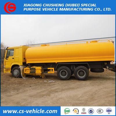 Sinotruck HOWO 6X4 20m3 Water Tank Truck for Water Transportation