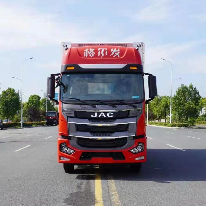 New Design JAC 4X2 6.8m 10 Ton Meat Transport Refrigerator Truck Cooling Van for Sale