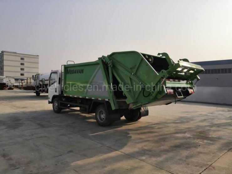 Isuzu 4X2 8cbm Refuse Compactor Vehicle Garbage Compactor Truck