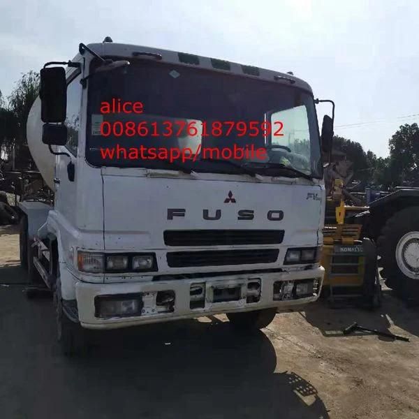 Japan Used Fuso Fv517K Concrete Cement Mixer Truck
