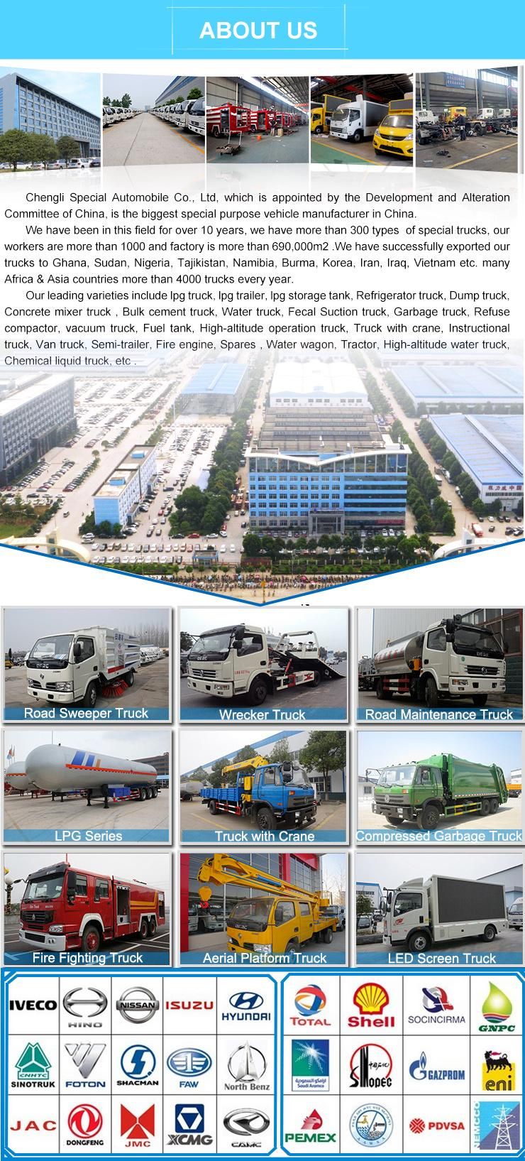 China Manufacture 4*2 Light Cooling Refrigerated Van Truck