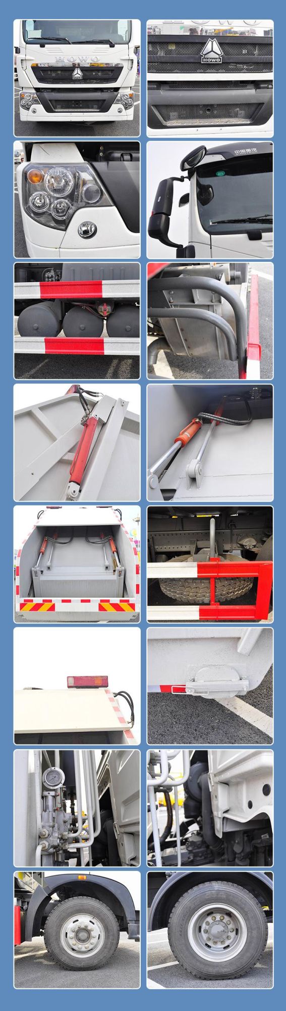 Sinotruk Dongfeng Trash Vehicle Rubbish Compression Waste Collection Truck Used Garbage Compression Truck