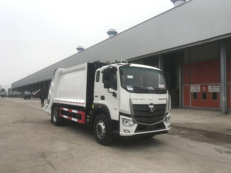 Foton Auman 6 Wheels Right Hand Drive 14tons 15tons Compactor Garbage Truck