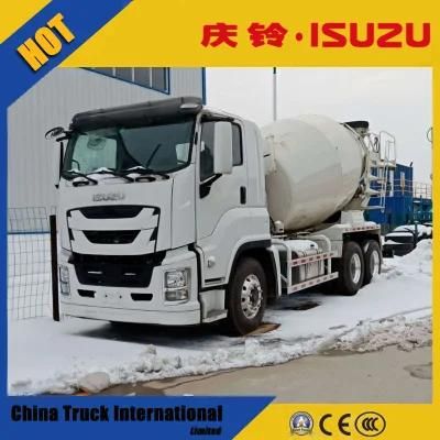 China Isuzu Chassis 10m3 Qingling 350HP Concrete Truck