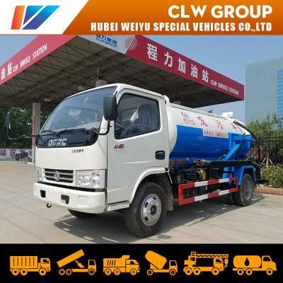 4000liters Sewage Water Truck 4tons Vacuum Sewer Cessipit Emptier Truck