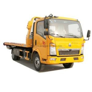 HOWO 3tons to 5tons 4X2 Rear Recovery Wrecker Under Wheel Lift Wrecked Tow Truck for Sale