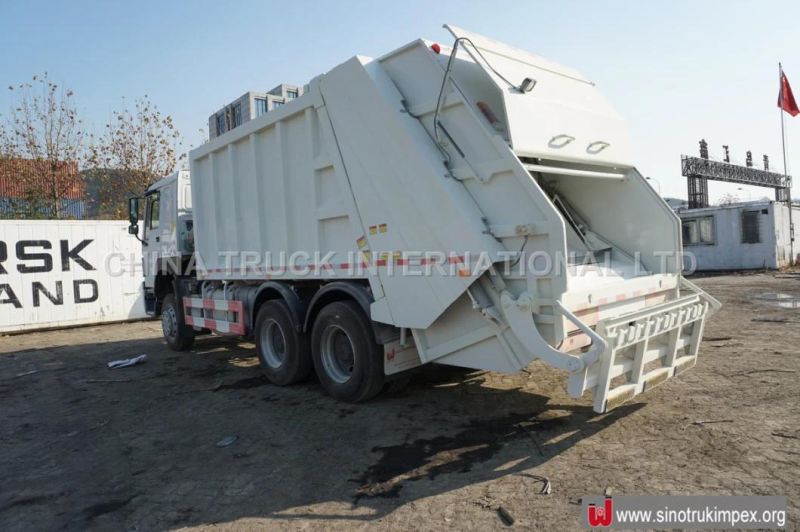 Sinotruk HOWO 6X4 18m3 Rear Loaded Compaction Garbage Truck