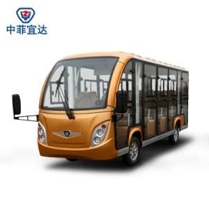 14 Passenger 72V Electric Shuttle Bus for Tourism