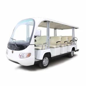 Excellent Quality 14 Seats Electric Tour Tourist Shuttle Car Sightseeing Bus (DN-14G)