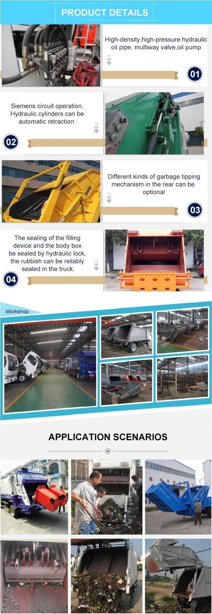 Dongfeng 6000L (5ton) Compactor Compressed Garbage Compactor Truck