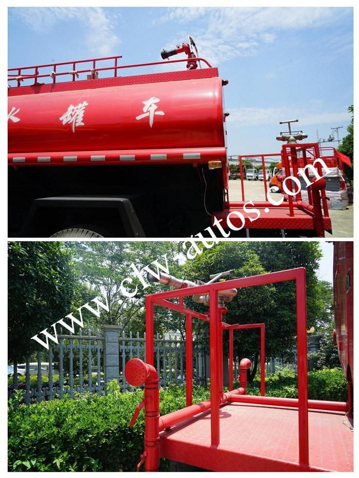 4X4 Dongfeng 10tons 12tons Fire Tanker Truck