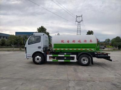 Dongfeng 5m3 5cbm 5000L Electric Vacuum Sewage Suction Tanker Truck