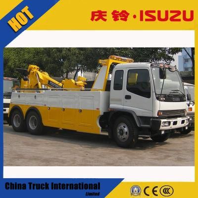 Japan Brand Isuzu 22t 301HP Flatbed Wrecker Towing Truck, Road Recovery Truck