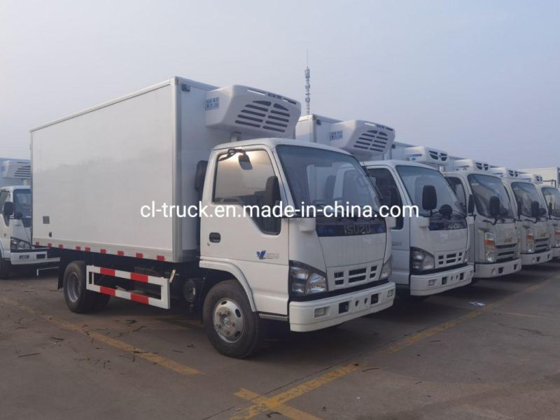 Good Quality Jmc 5tons 4tons 6tons Rhd Thermo King or Carrier Refrigerator Truck Box Van Freezer Refrigerator Van Truck for Meat and Fish Transport