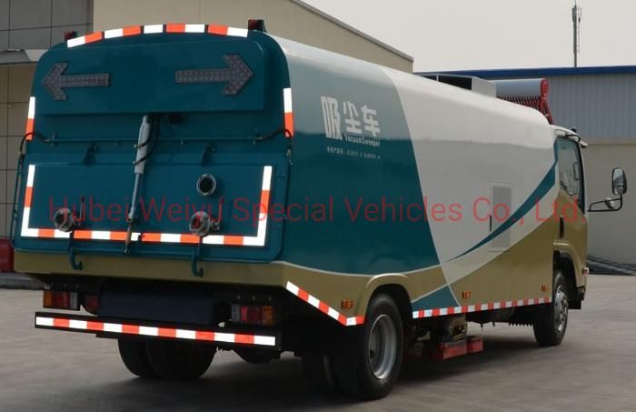 Isuzu 5tons Road Vacuum Machine 9-10cbm Water Spraying Sprinkler Dust Cleaning Suction Truck