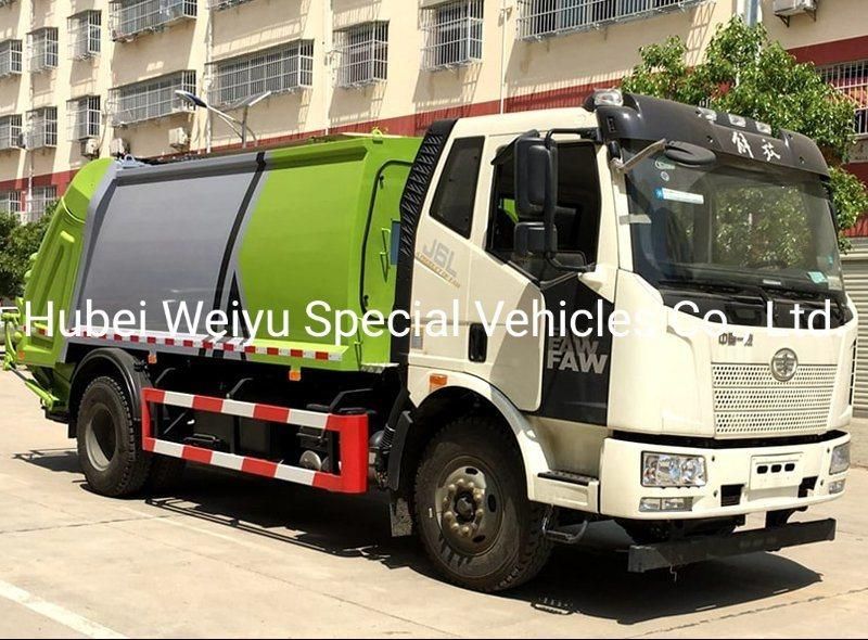FAW 4X2 Rhd 14m3 Compression Compressed Garbage Compactor Truck for Sale
