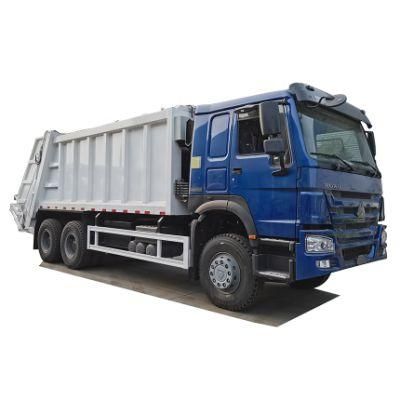 Sinotruck HOWO 6X4 Compactor Garbage Truck 16 Cbm Capacity Box with 1.2m3 Hopper for Delivery Urban Sewage