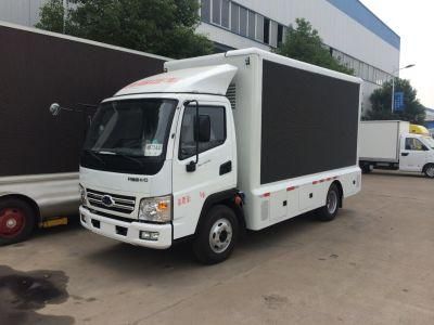 Light Duty 4X2 P3 P4 P5 Mobile LED Advertising Truck with Side Lift Screen