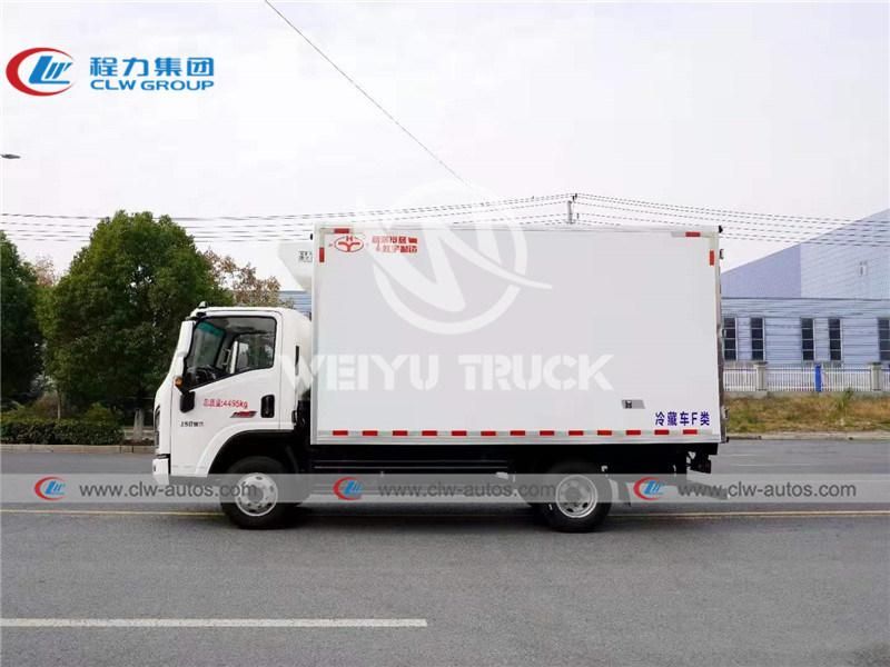 Shacman 4X2 Type 5tons Refrigerated Van Truck Refrigerator Trucks with Carrier Hanxue Thermo King Freezer Unit