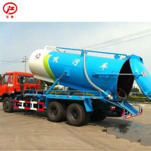 Dongfeng 16000 Liters Vacuum Suction Sludge Tank Truck