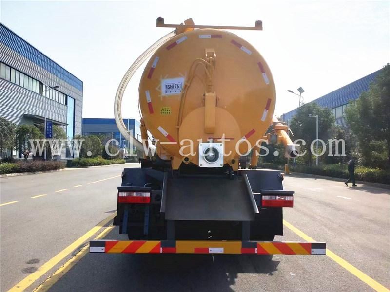 Dongfeng D9 Duolicar 12000liters 12cbm 12m3 Vacuum Sewage Suction Truck Sewer Tank Truck Septic Tank Truck