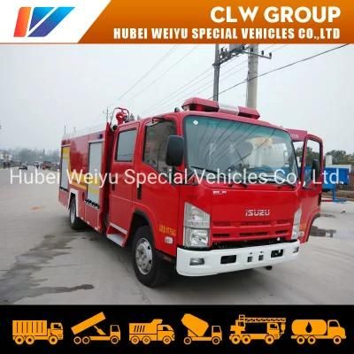 Japanese Brand 3000liters Water Tank Fire Engine 3tons Isuzu Water Tanker Fire Truck