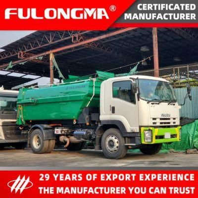 Fulongma Kitchen Garbage Disposal Side Loading Refuse Trucks