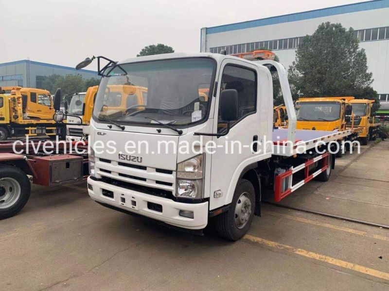 New Design 1suzu 5tons Platform Wrecker Truck Towing Vehicle for Sale